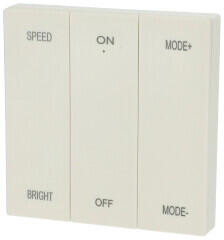 Anro LED Futófény vezérlő 6 gombos fali kapcsolóval, egyszínű digitális LED szalaghoz (DSC01)