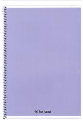 Fortuna Spirálfüzet vonalas FORTUNA Monocolor A/4 70 lapos pasztell lila (01.02142) - vectraline