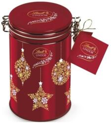 Lindt Csokoládé LINDT Lindor Tin tejcsokoládé golyók fém díszdobozban 150 g (C70265) - vectraline