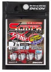 Decoy SV-48 Switch Cross 3, 5g #4 jig fej 4 db/csg