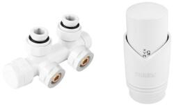 Ferro egybeépített sarok termosztát szett, fehér (FE-ZTD30WH)