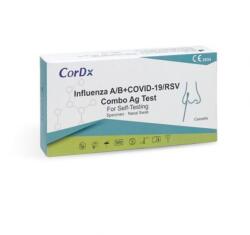 CORDX Test Rapid Combo Influenza A/B + Covid-19/RSV Tampon Nazal -buc x 1 - CorDx