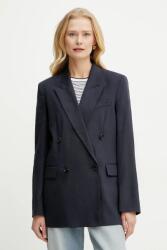 BOSS len blézer - sötétkék 42