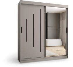  RUBINO Y2 ruhásszekrény 180x200x62 - kasmír (10000016790)