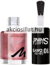 Manhattan Last & Shine körömlakk 110 Birthday Queen 8ml