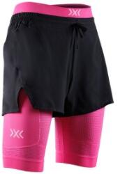 X-Bionic X-BIONIC® EFFEKTOR 2IN1 SHORTS WOMEN Pantaloni scurți X BLACK/NEO PINK L