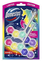 Domestos WC fertőtlenítő, 2 db-os, DOMESTOS "Power 5", unikornis (KHT839)
