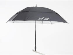 JUCAD kétszárnyú, teleszkópos négyzetes ernyő rúddal fekete