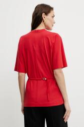 Pinko pamut póló - piros S - answear - 45 690 Ft