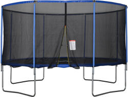 HomCom HOMCOM, trambulin gyerekeknek és felnőtteknek, Φ426cm, kék színes