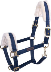 WALDHAUSEN Szőrös lózabla Waldhausen Exclusive nagyló bézs|kék