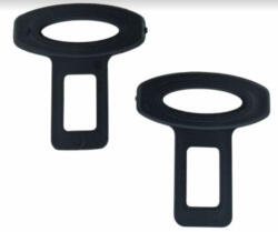  Autós szerviz csat / biztonsági öv csat - 2 db - fekete