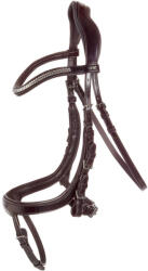 Schockemöhle Equitus Omega anatómiai lovas fejvédő COB barna|szürke