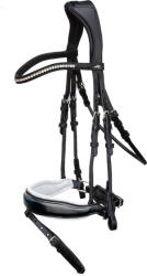 Schockemöhle Malibu anatómiai lovagló fékényél XFS fehér|fekete