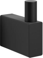 Zack Cârlig pentru prosoape LINEA 5 cm, negru, oțel inoxidabil, Zack (ZACK40580) Agatator cuier
