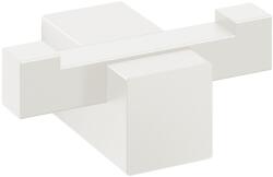 Zack Cârlig pentru prosoape CARVO 6 cm, dublu, alb, oțel inoxidabil, Zack (ZACK40814) Agatator cuier
