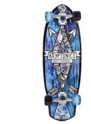 KRYPTONICS Szkátertábla Kryptonics fat cruiser-banner arrows 30" fekete|kék