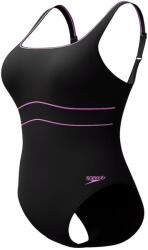 Speedo Egyrészes fürdőruha női Speedo Eco New Contour Eclipse 1P 48 fekete|rózsaszín