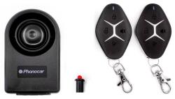 Phonocar 093021 univerzális motorkerékpár- és robogóriasztó dupla motorzárral, 120 dB-es szirénával, IPX5 vízálló kivitel (09302)