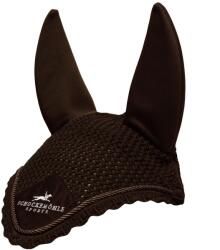 Schockemöhle Air Silent Lóbogarak Elleni Fülvédő nagyló barna
