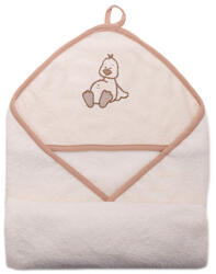  Stella fürdőlepedő hímzett 110x110 drapp kacsa - babycenter-online