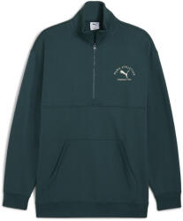 PUMA Férfi Pulóver Cipzáras Zseb Class PUMA zöld