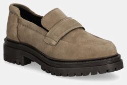 Geox velúr mokaszin D IRIDEA bézs, női, platformos, D36HRA 00022 C6029 - bézs Női 41