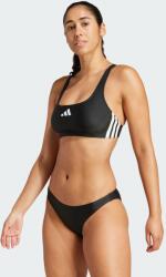 Adidas V-hátú női, két részes fürdőruha adidas 3-Stripes 42 fehér|fekete