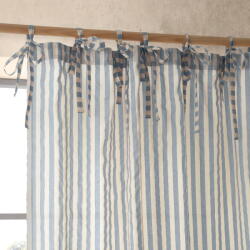 Pineapple Elephant Perdea albastră 140x183 cm Zanzibar Stripe - Pineapple Elephant