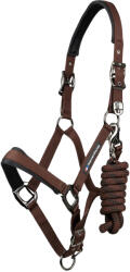 Premier Equine Nylon kötőfék ló számára Premier Equine Corda nagyló barna