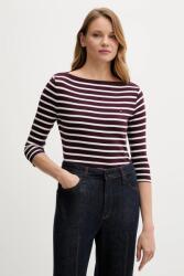 Tommy Hilfiger pamut hosszúujjú fekete, WW0WW40589 - lila S