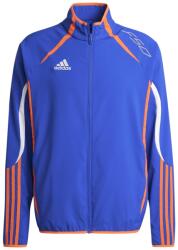 adidas Men's F50 Long Sleeve Full Zip Rain Anorak - Blue