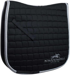 Schockemöhle Dynamite Logós lovas edzőszőnyeg nagyló fekete|szürke