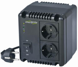 EnerGenie EG-AVR-0501 áramátalakító és inverter Beltéri 300 W Fekete (EG-AVR-0501)