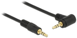 Delock 0.5m 3.5mm M/M audio kábel 0, 5 M Fekete (83752)