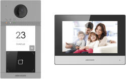 Hikvision DS-KIS604-S(C) videós kaputelefon 2 MP 17, 8 cm (7") Fekete, Szürke, Ezüst (DS-KIS604-S)