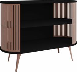  Könyvespolc Sordore 127 (Rózsaszín + Fekete)