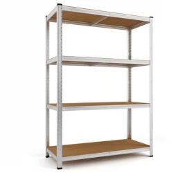 Monzana Nagy teherbírású HEAVY polc, max. 700 kg, 90x40x160cm, ezüst Monzana