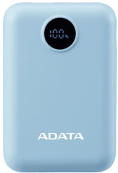 ADATA C100 Digital Display 10000mAh PowerBank Blue (PC10022-12LB) - mzona