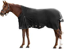 WALDHAUSEN Magasín szabadban használható ló takaró magas gallérral Waldhausen Scandic 200g 125 CM fekete