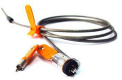 Dell 461-10054 kábelzár Narancssárga, Ezüst (461-10054)