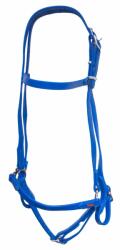 KARLSLUND Hannoveri orrszíjjal ellátott lovagló zablával Karlslund kék|szürke