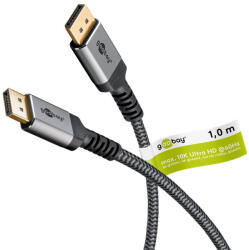 Goobay 75679 DisplayPort kábel 1 M Fekete (75679)