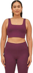 Girlfriend Collective Női négyzetnyakú melltartó Girlfriend Collective Tommy M lila|vörös