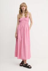 BOSS Orange pamut ruha - rózsaszín 42