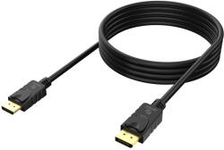 Akasa AK-CBDP27-20BK DisplayPort kábel 2 M Fekete (AK-CBDP27-20BK)