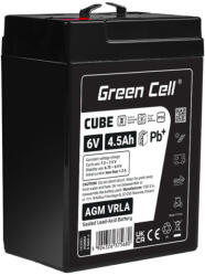 Green Cell AGM6V4-5AH-J Zárt savas ólom (VRLA) (AGM6V4-5AH-J)