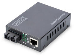 Digitus DN-82121-1 hálózati média konverter 1000 Mbit/s 1310 nm Single-mode Fekete (DN-82121-1) - compzone