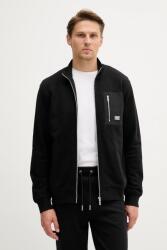 KARL LAGERFELD pamut melegítőfelső fekete, nyomott mintás, 553917.705036 - fekete M