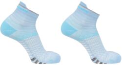 Salomon Дамски чорапи Salomon Predict Quarter 2 Pack Running Socks Womens - Blue